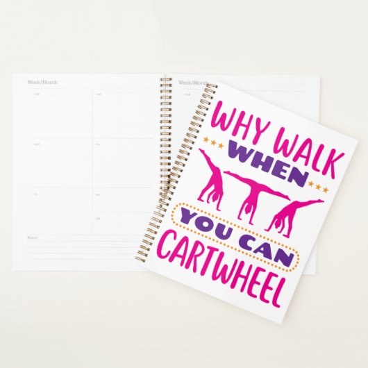 Waarom lopen als je een draai kan maken planner (Display)