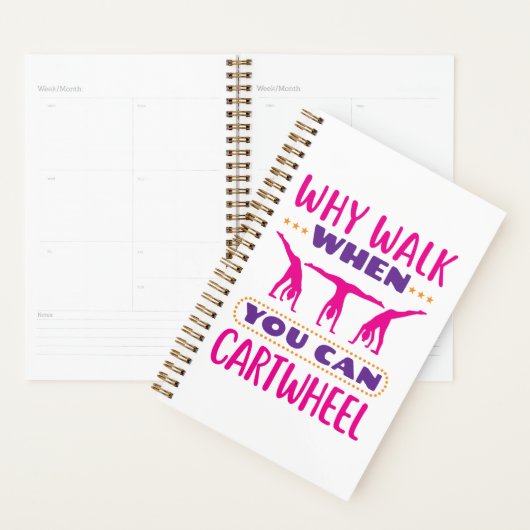 Waarom lopen als je een draai kan maken planner (Display)