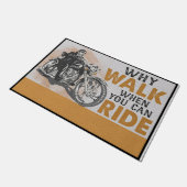 Waarom lopen als je kan rijden deurmat (Schuin)