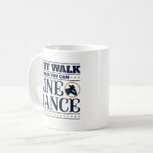 Waarom lopen als je kunt lijndansen koffiemok (Voorkant links)