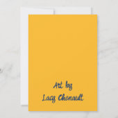 Waarom lopen als je mijn buikdansers kan schimmen kaart (Achterkant)