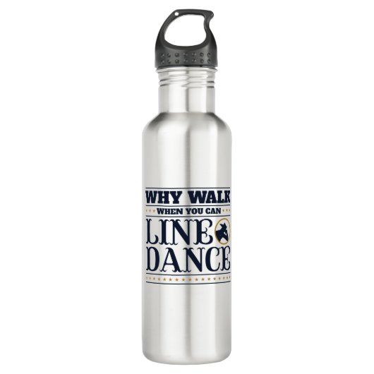 Waarom lopen wanneer je een dansslang kunt uitlijn waterfles  (Voorkant)