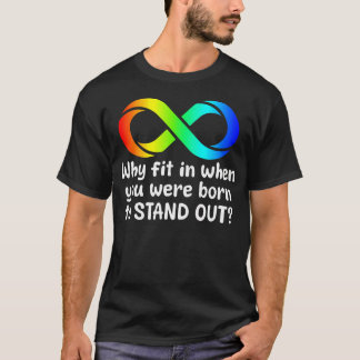 Waarom meegaan als je geboren bent om eruit te spr t-shirt