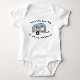 WAAROM MIJN DIAPER BAG MET GRANDMA CAMPING ROMPER