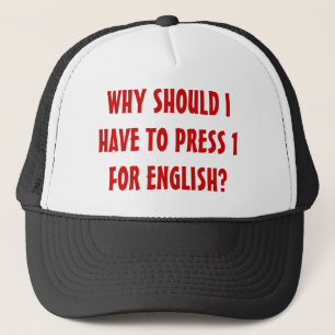 WAAROM MOET IK 1 VOOR HET ENGELS DRUK? TRUCKER PET