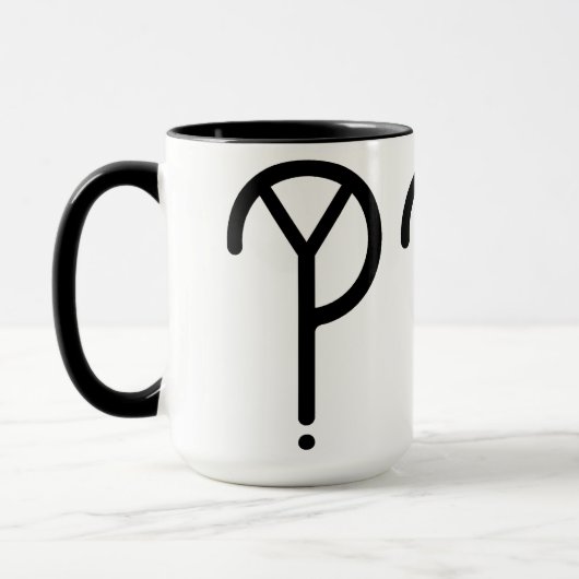 Waarom? Mok verplaatsen Ringer - zwart (Links)