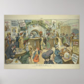 "Waarom niet de grens overschrijden?" (1909) Poster (Voorkant)