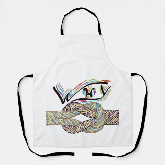 "Waarom niet" is een grenzeloos Schort (Voorkant)