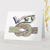 "Waarom niet" is een grenzeloos Wenskaart Kaart (Gele Bloem)