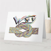 "Waarom niet" is een grenzeloos Wenskaart Kaart (Voorkant)