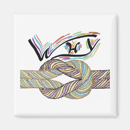 "Waarom niet" is een onbegrensde magneet (Voorkant)