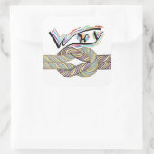 "Waarom niet" is een onbegrensde Sticker (Tas)