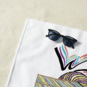 "Waarom niet" is een onbegrensde strandlaken (In situ)