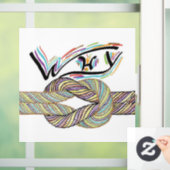 "Waarom niet" is grenzeloos Window Decals / Clings (Huis)