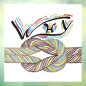 "Waarom niet" is grenzeloos Window Decals / Clings (Vel 3)