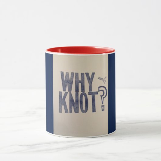 "Waarom niet?" Mok (Midden)