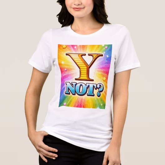 Waarom Niet Tri-Blend Shirt (Voorkant)