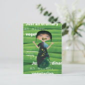Waarom niet vegetarisch briefkaart (Staand voorkant)