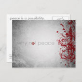 waarom niet vrede - engels briefkaart (Voorkant / Achterkant)