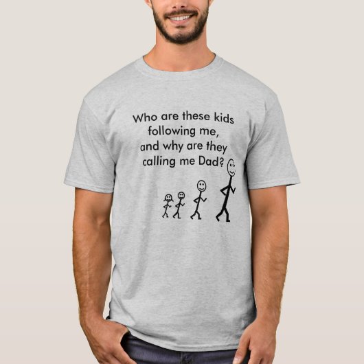 Waarom noemen ze me papa T-Shirt? T-shirt (Voorkant)