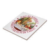 Waarom normaal zijn? Waar is de Fun daarin? Tegeltje (Zijkant)