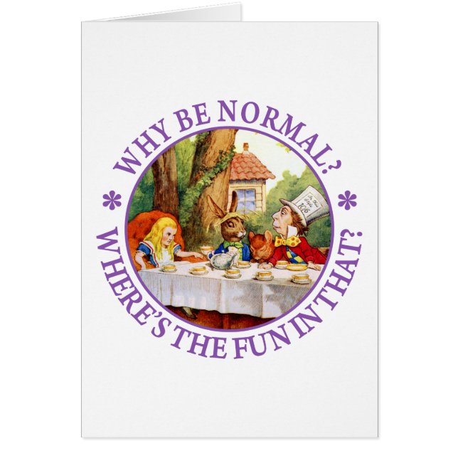 Waarom normaal zijn? Waar is het feest in dat? (Voorkant)