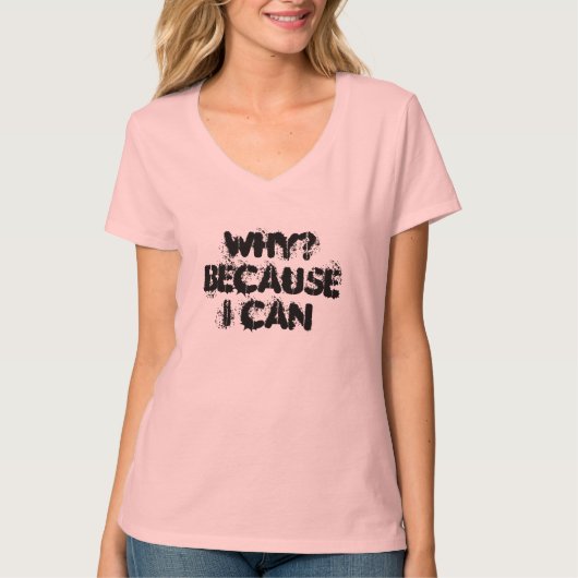Waarom? Omdat ik T-shirt (Voorkant)