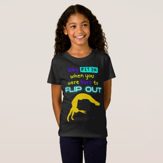 Waarom pas je in als je geboren bent? t-shirt (Voorkant volledig)