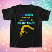 Waarom pas je in als je geboren bent? t-shirt