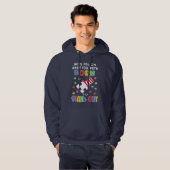 Waarom passen we in het begin aan om autisme te vo hoodie (Voorkant volledig)