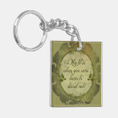 Waarom passen we in... sleutelhanger (Voorkant Links)