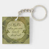 Waarom passen we in... sleutelhanger (Achterkant)