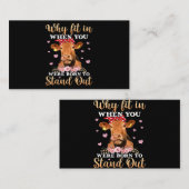 Waarom past u aan bij uw geboorte om uit te stappe visitekaartje (Voorkant / Achterkant)