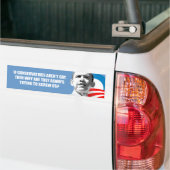 Waarom proberen conservatieven ons altijd te misle bumpersticker (Op Truck)