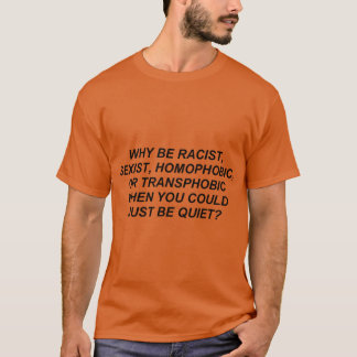 WAAROM RACIST ZIJN FrankOcean boy boy T-shirt