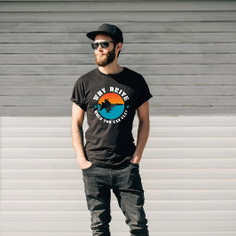 Waarom rijden als je kunt vliegen, straalvliegtuig t-shirt