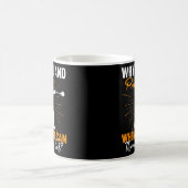 Waarom rijden en hamer-trowerper-spoor en -veld pl koffiemok (Center)