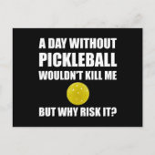 Waarom risico Pickleball Briefkaart (Voorkant)