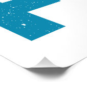 Waarom rondlopen als je een vlinder kunt zwemmen perfect poster (Hoek)