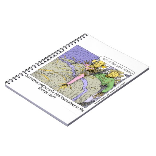 Waarom Scarecrows Divorce Funny Notitieboek (Linkerzijde)