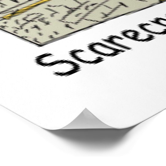 Waarom Scarecrows Divorce Funny Poster (Hoek)