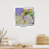 Waarom Scarecrows Divorce Funny Poster (Keuken)