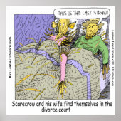 Waarom Scarecrows Divorce Funny Poster (Voorkant)