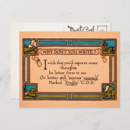  waarom schrijf je geen Briefkaart