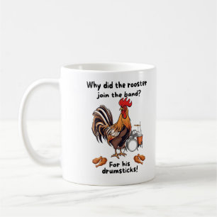 Waarom sloot de haan zich aan bij de band? Voor zi Koffiemok