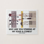 Waarom staar je naar mijn rijen en tegels? legpuzzel (Horizontaal)