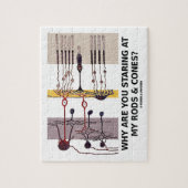 Waarom staar je naar mijn rijen en tegels? legpuzzel (Verticaal)