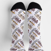 Waarom staar je naar mijn rijen en tegels? sokken (Top)