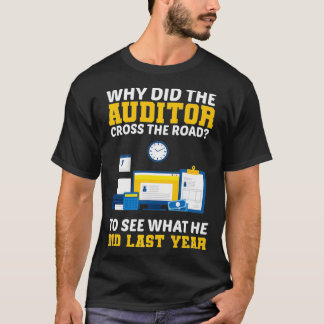 Waarom stak de accountant de grap grappige belasti t-shirt