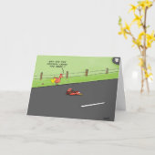 Waarom stak de kip de weg over? kaart (Gele Bloem)